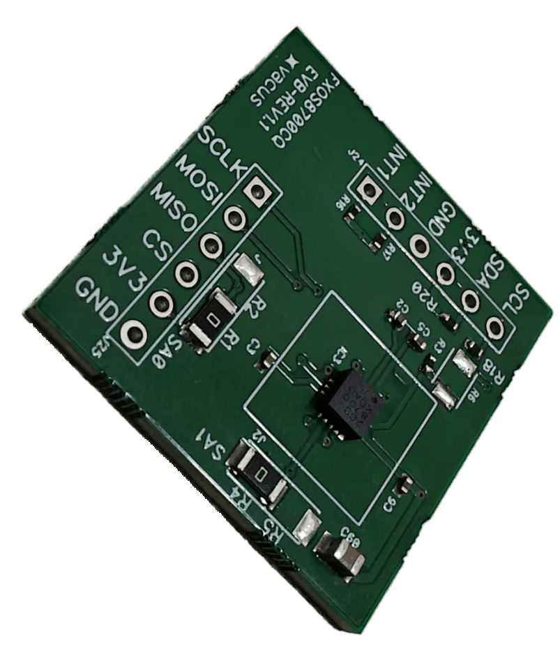 FXOS8700CQ 6-axis sensor evaluation board